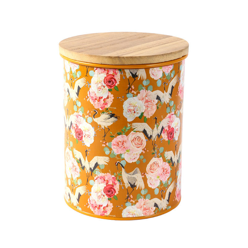 High quality square shape wooden storage box pattern around with  cover