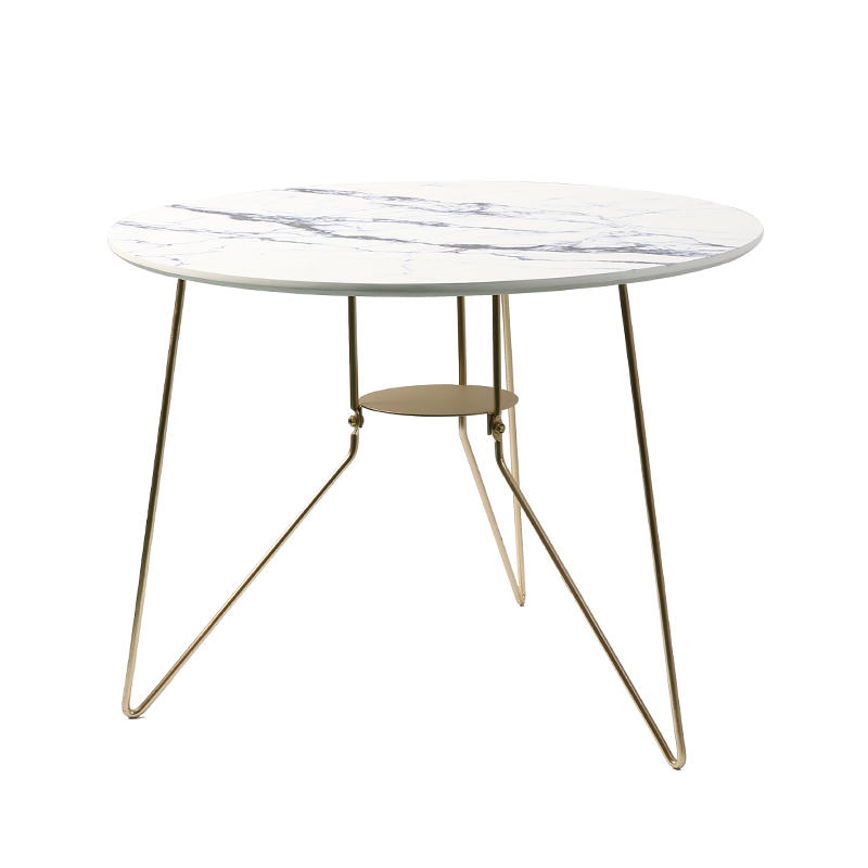 Modern home coffee table with marble vintage iron side table modern living room furniture ultra modern dinning room center table TXMC001-1