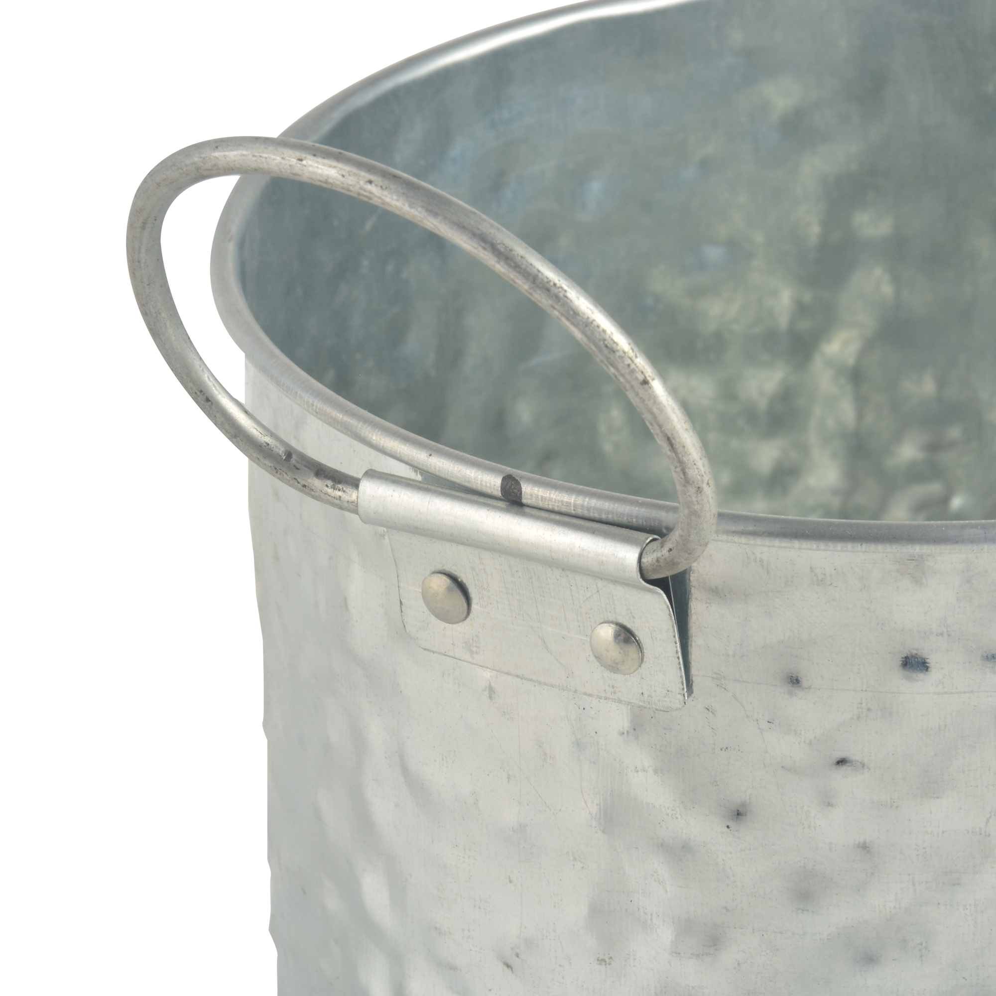 Metal Garden Flower pressure survey Bucket set with handle Garden Decorative Plant Pot Holder Bucket